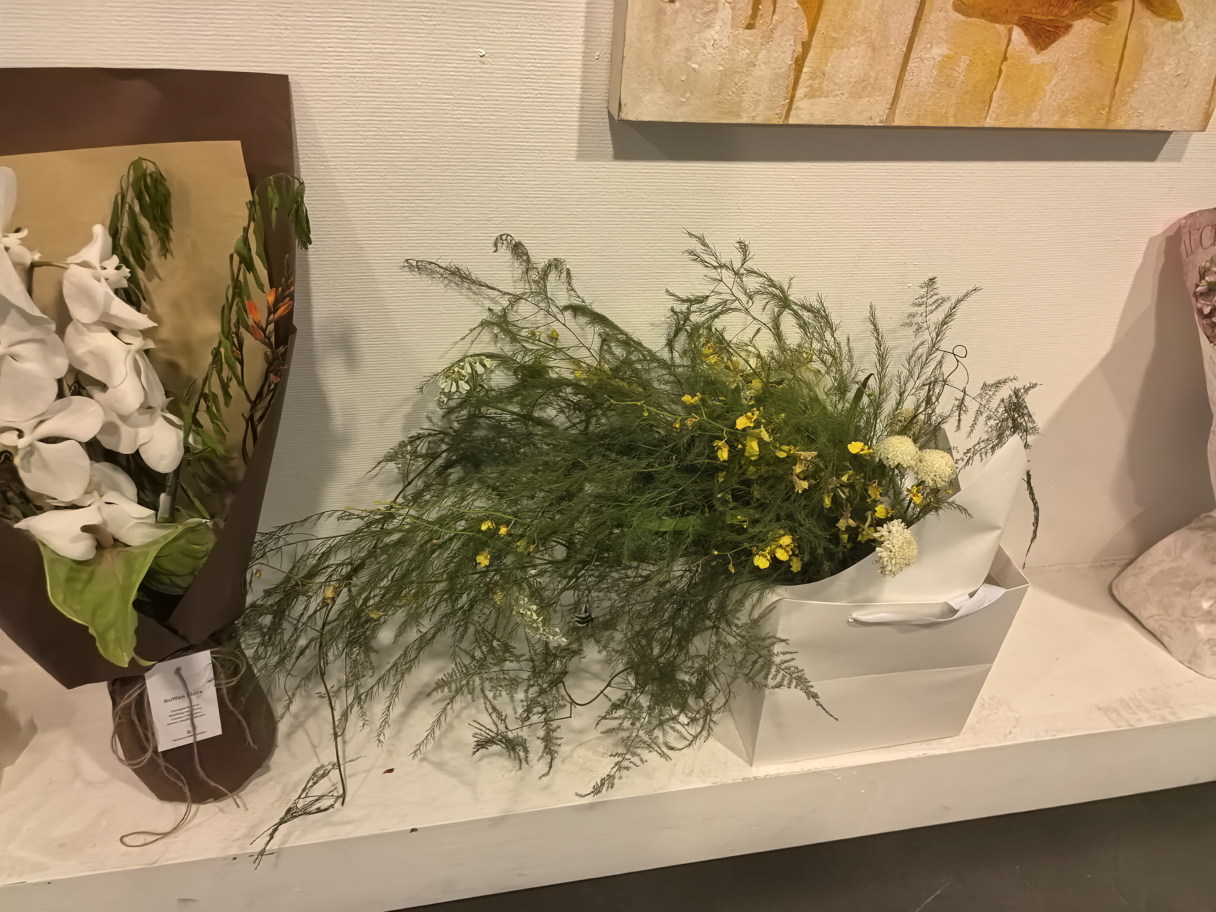 毕业设计展花卉作品
