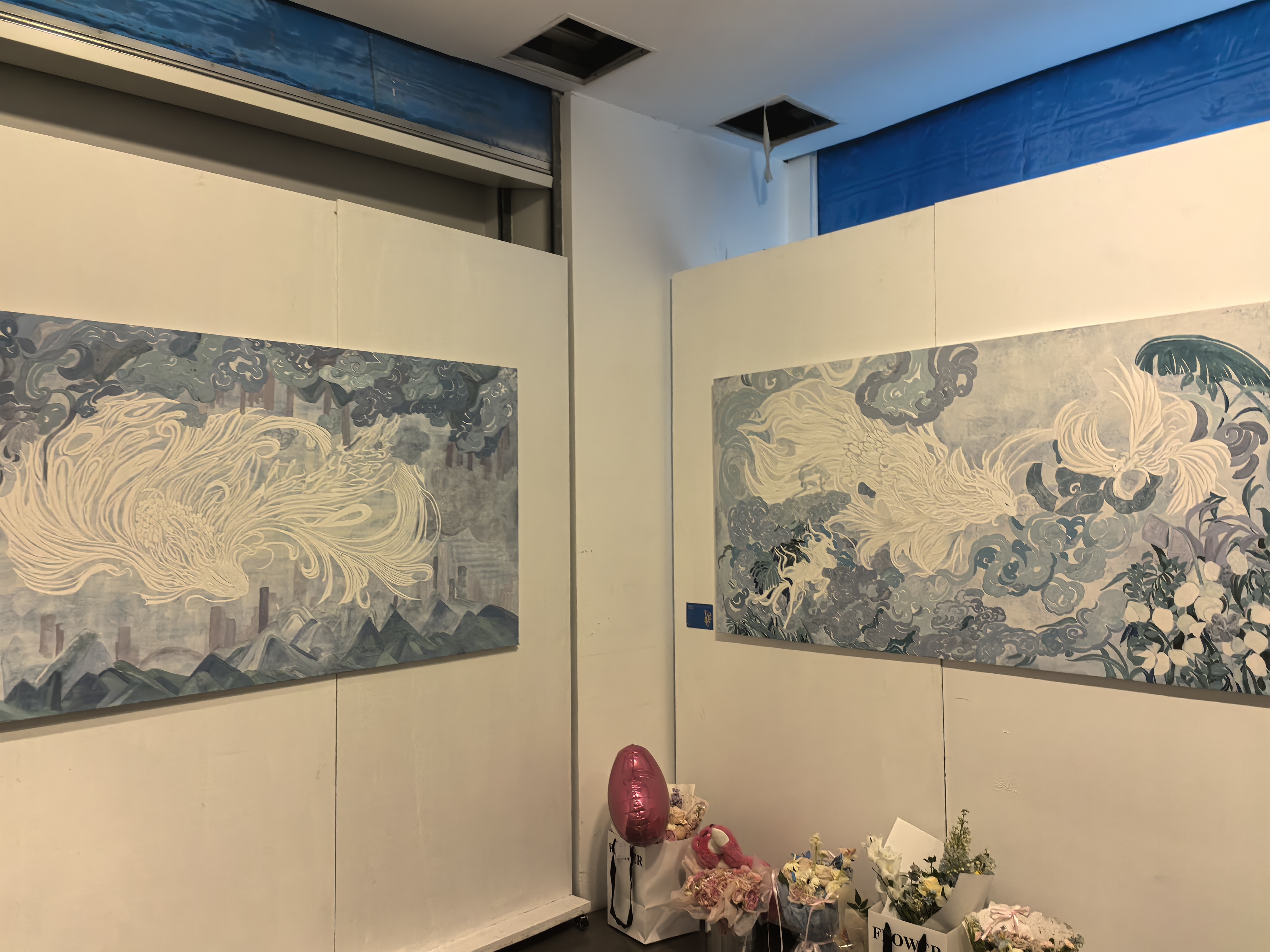 毕业设计展花卉作品