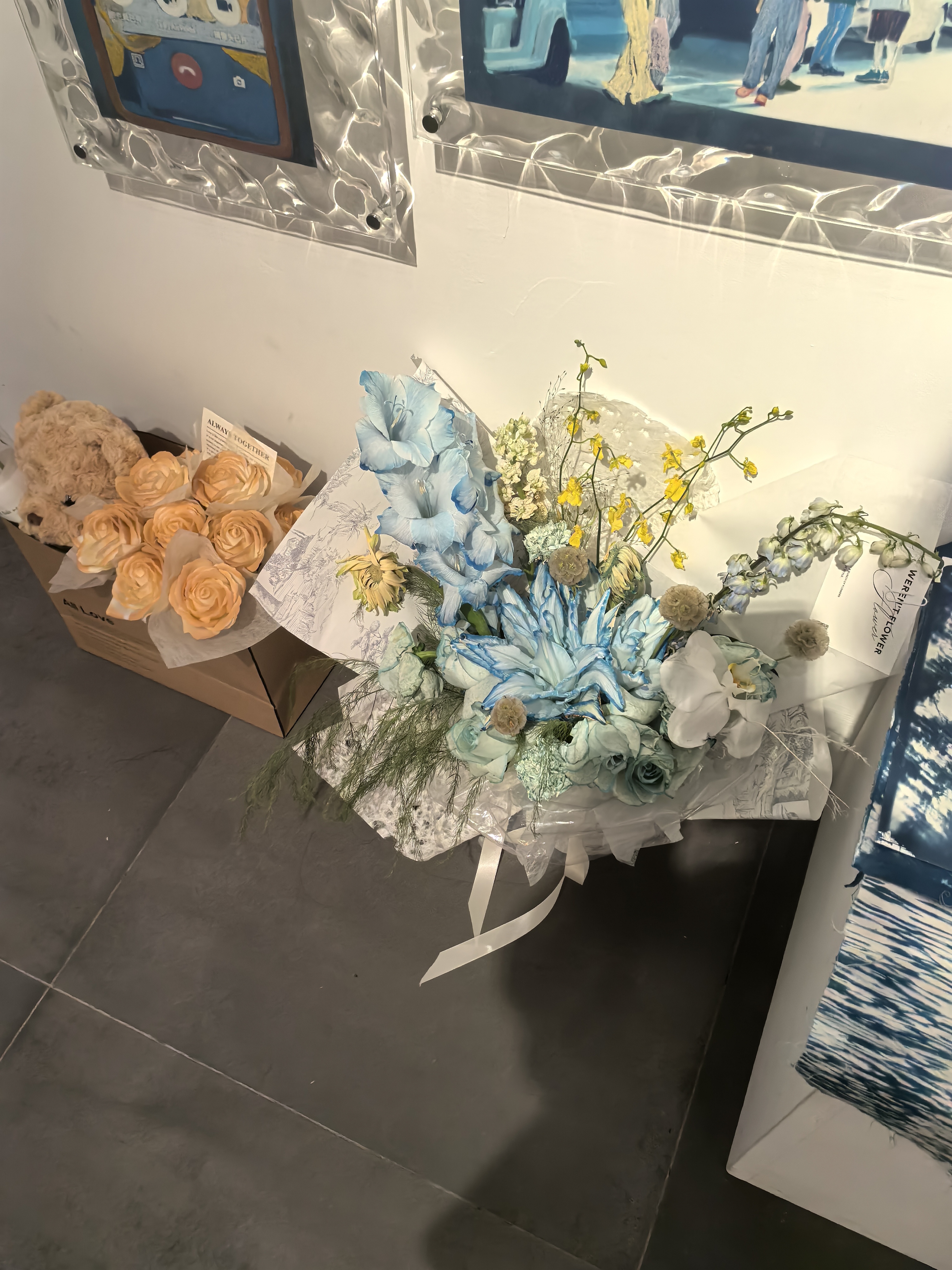 毕业设计展花卉作品