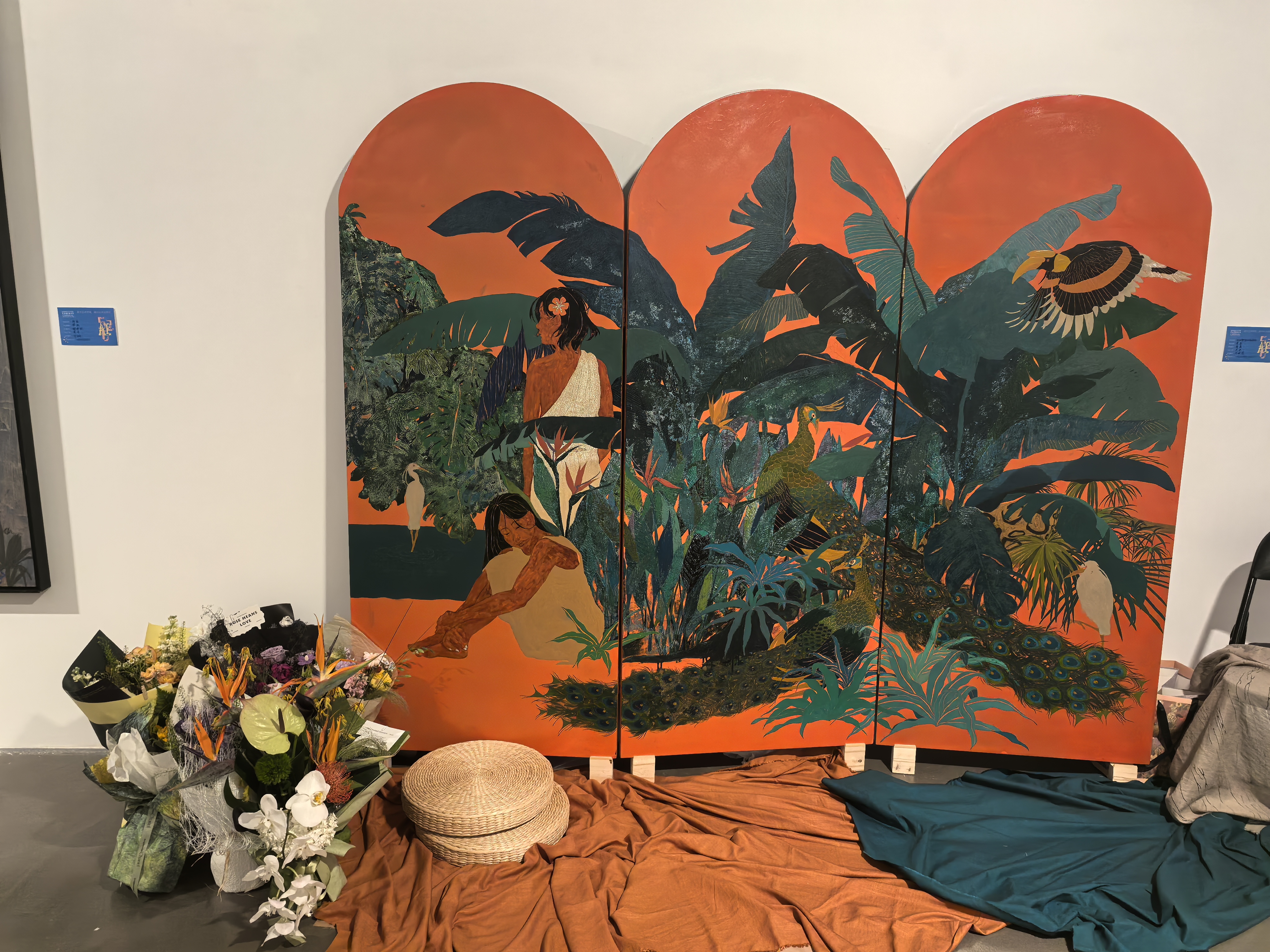 毕业设计展花卉作品