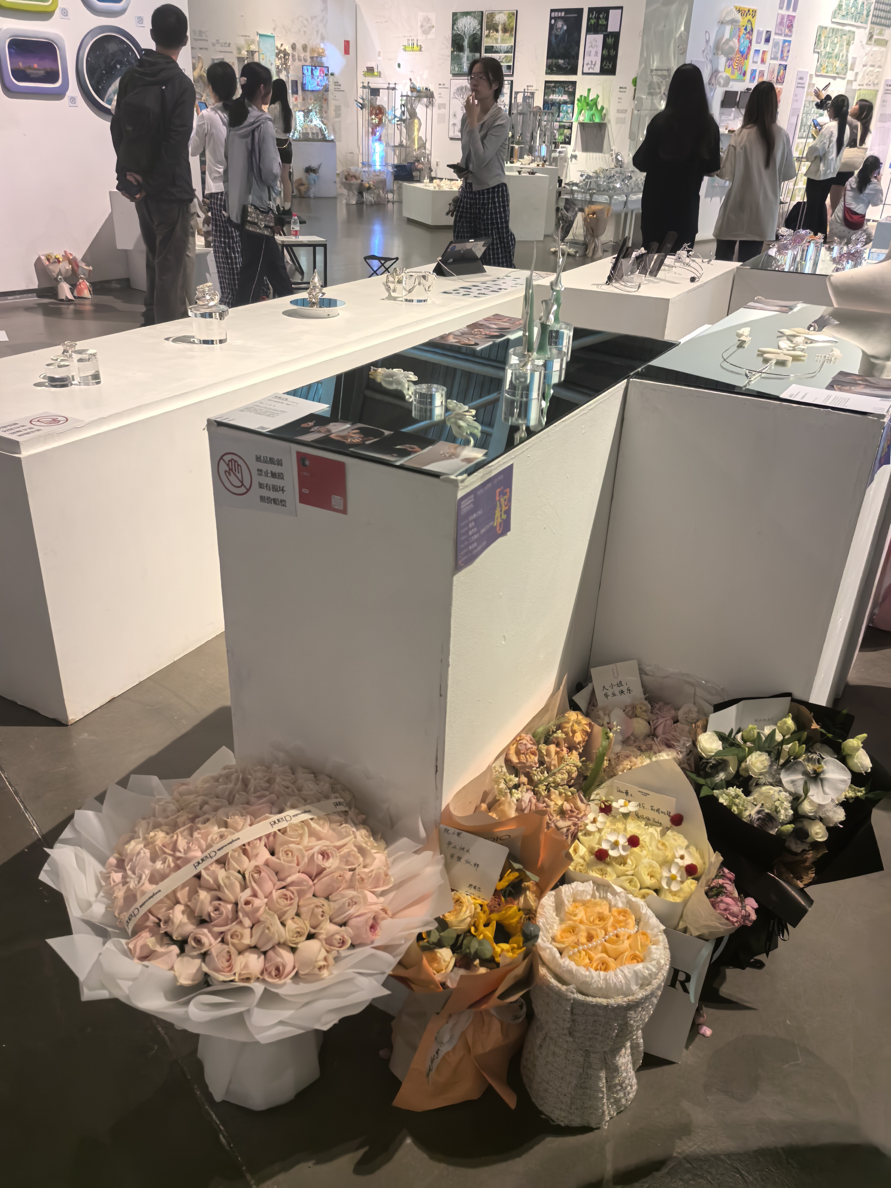 毕业设计展花卉作品